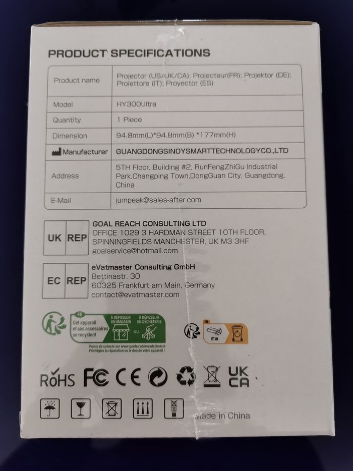 VIDÉO-PROJECTEUR JUMPEAK - photo numéro 4