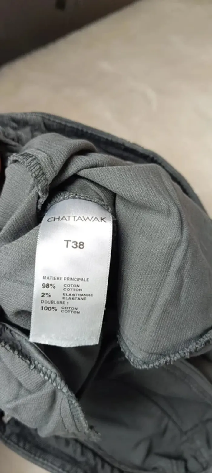 380- pantalon, chattawak, Taille 38 - photo numéro 4
