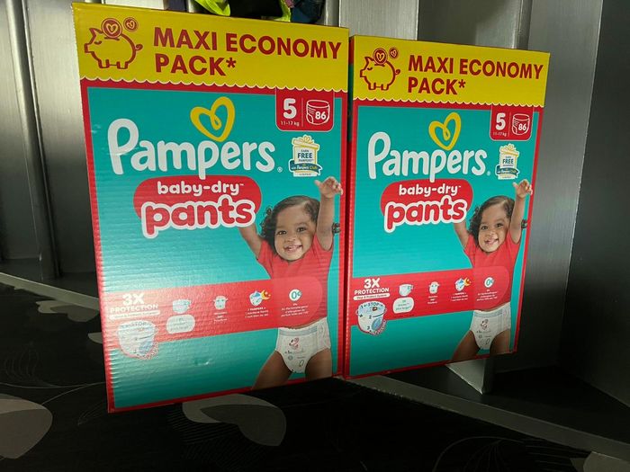 pants taille 5 pampers baby dry