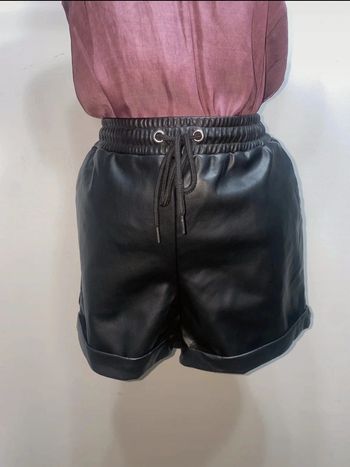 Short simili cuir femme M/L neuf étiqueté