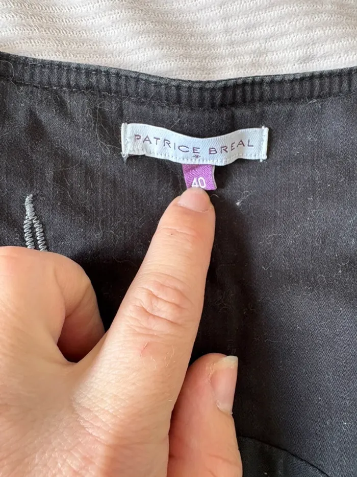 Boléro noir & gris Patrice Bréal – taille 40 - photo numéro 3