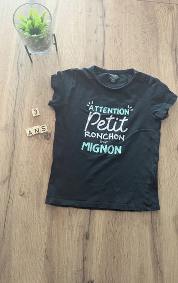 Tee shirt manches - 3 ans