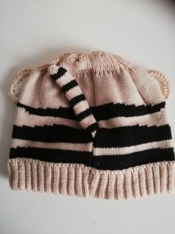 Bonnet renard beige - photo numéro 4