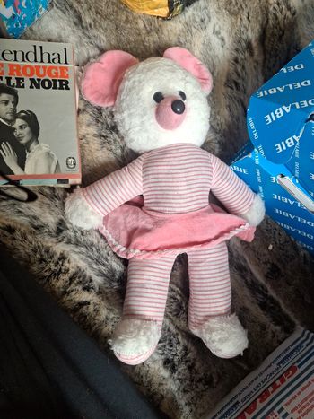 Pelluche ancienne environs 30cm