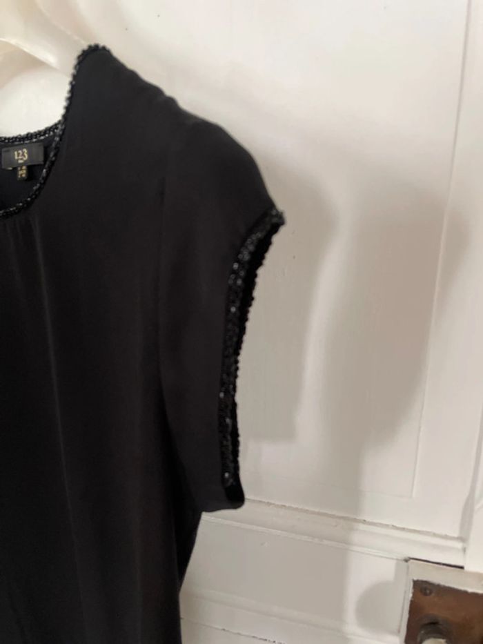 T-shirt noir 1, 2,3 taille 40 - photo numéro 2