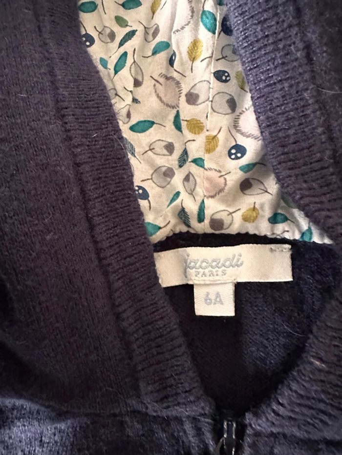 Jacadi gilet 6 ans - photo numéro 2