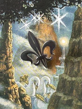 Broche pin’s, fleur de lys