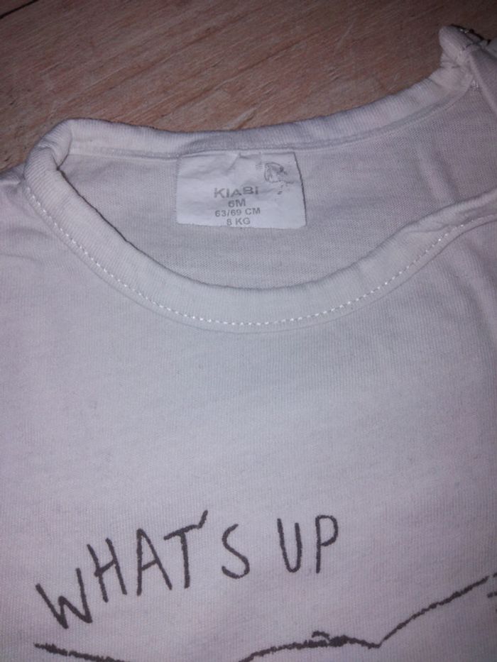 Tee shirt manches longues 6 mois - photo numéro 2