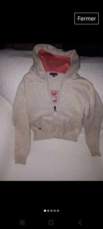 Superbe gilet à capuche avec
hibou Sergent Major 6 ans