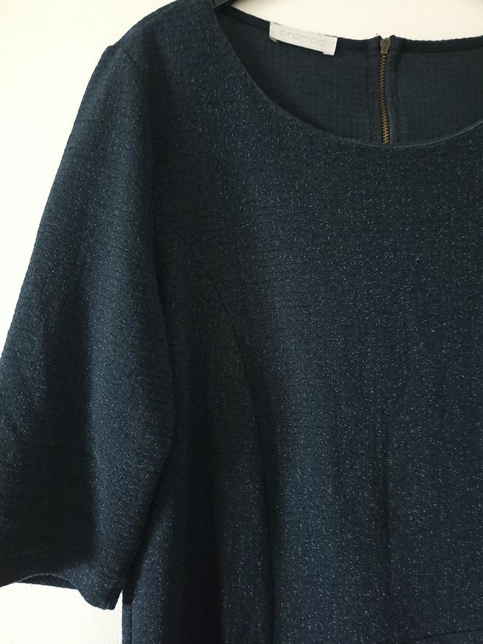 Superbe 👗 robe Promod de fêtes irisé en taille 44 - photo numéro 3