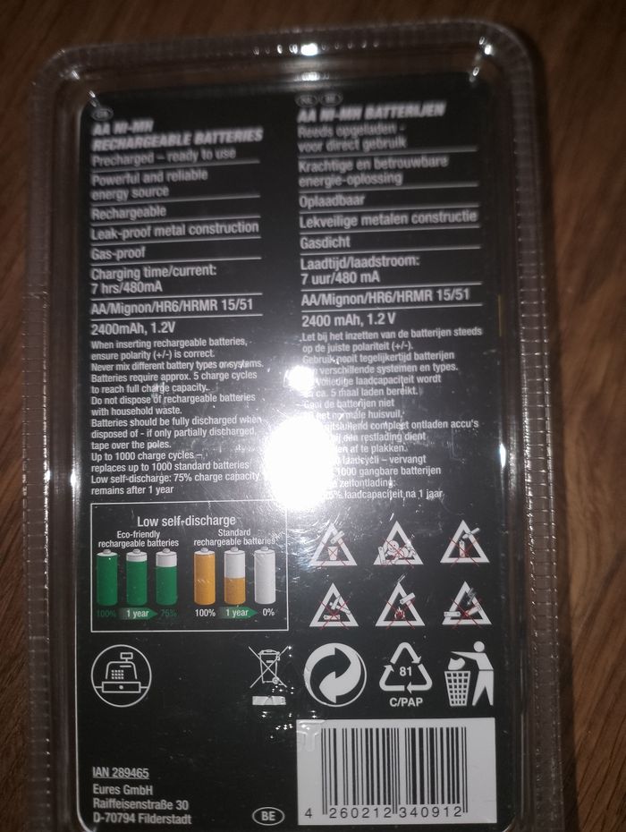 Pile rechargeable Tronic neuf AA où AAA - photo numéro 9