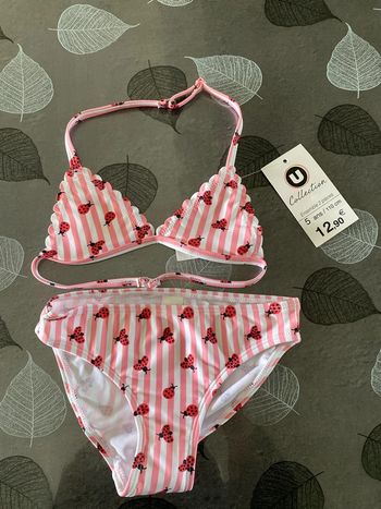 Ensemble maillot de bain deux pièces 5 ans