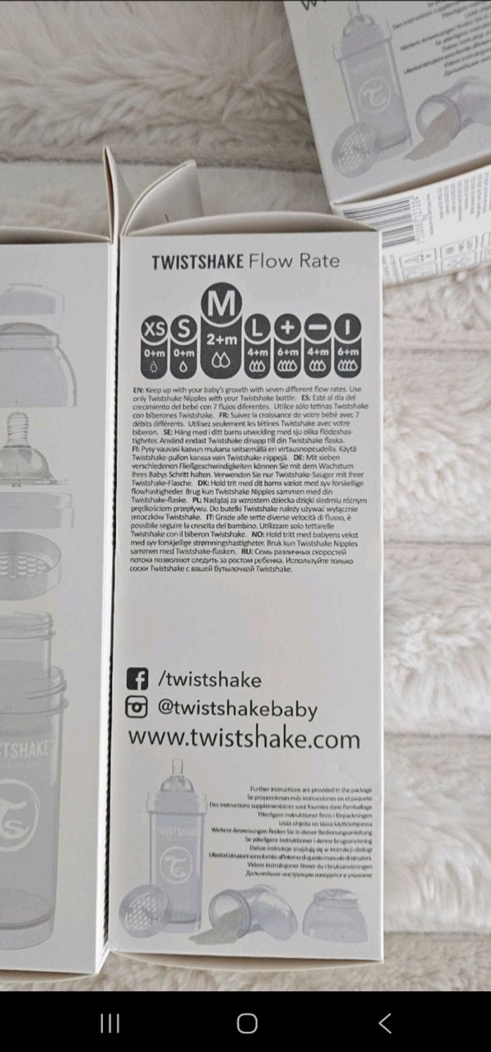 Lot de 4 biberons anticoliques Twistshake neufs - photo numéro 6