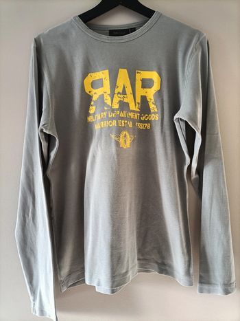 T Shirt manches longues gris T. M