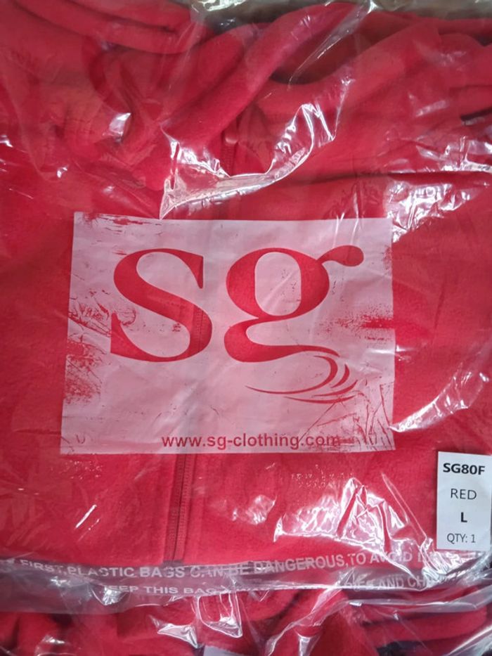 Lot  de Polaires  femme rouge taille L - photo numéro 6