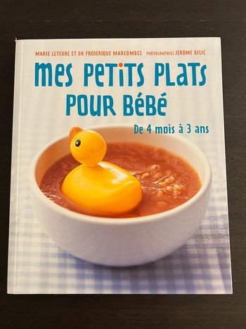 Livre de cuisine pour bébé