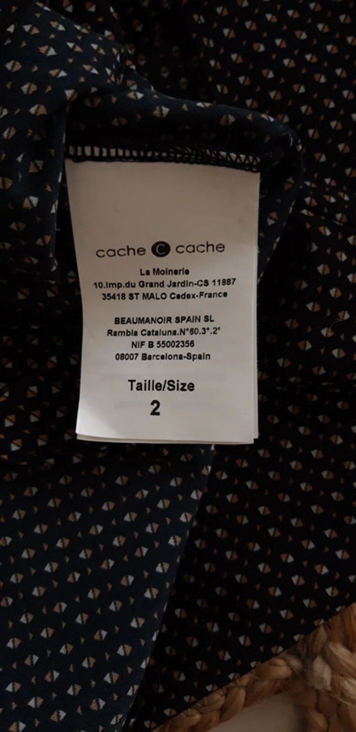 Débardeur noir à imprimé Cache Cache - photo numéro 4