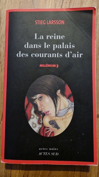 Roman policier thriller "la reine dans le palais des courants d'air "