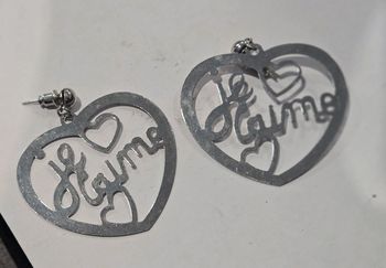 Boucle d'oreilles je t'aime