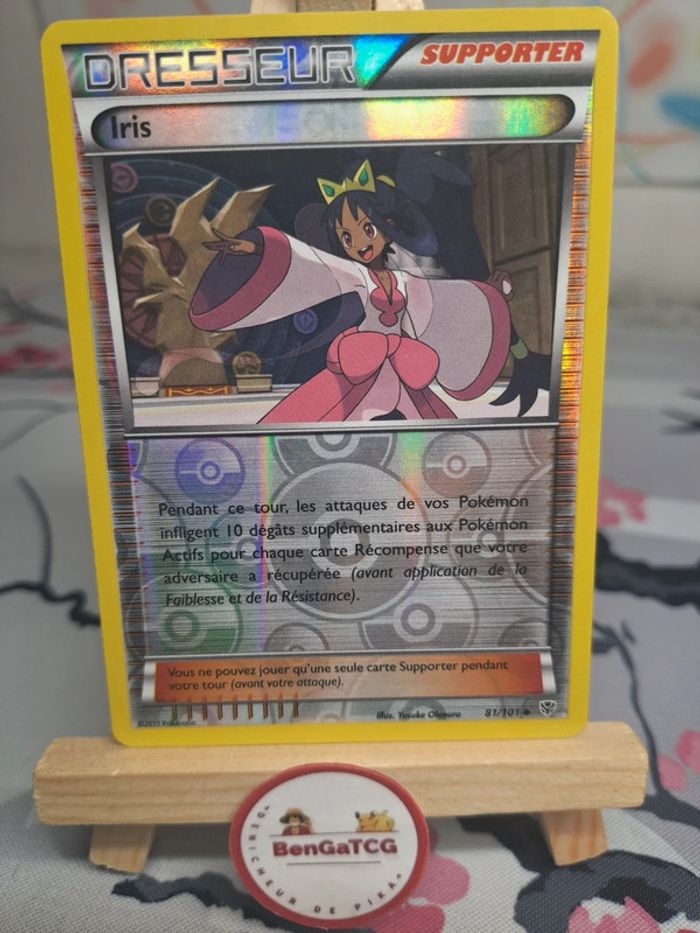 Carte Pokémon Iris reverse 81/101 Noir & Blanc Explosion Plasma Fr