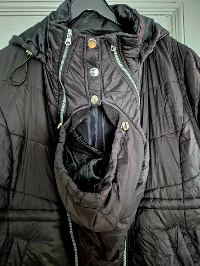 Veste de portage maternité noire 46 - photo numéro 2