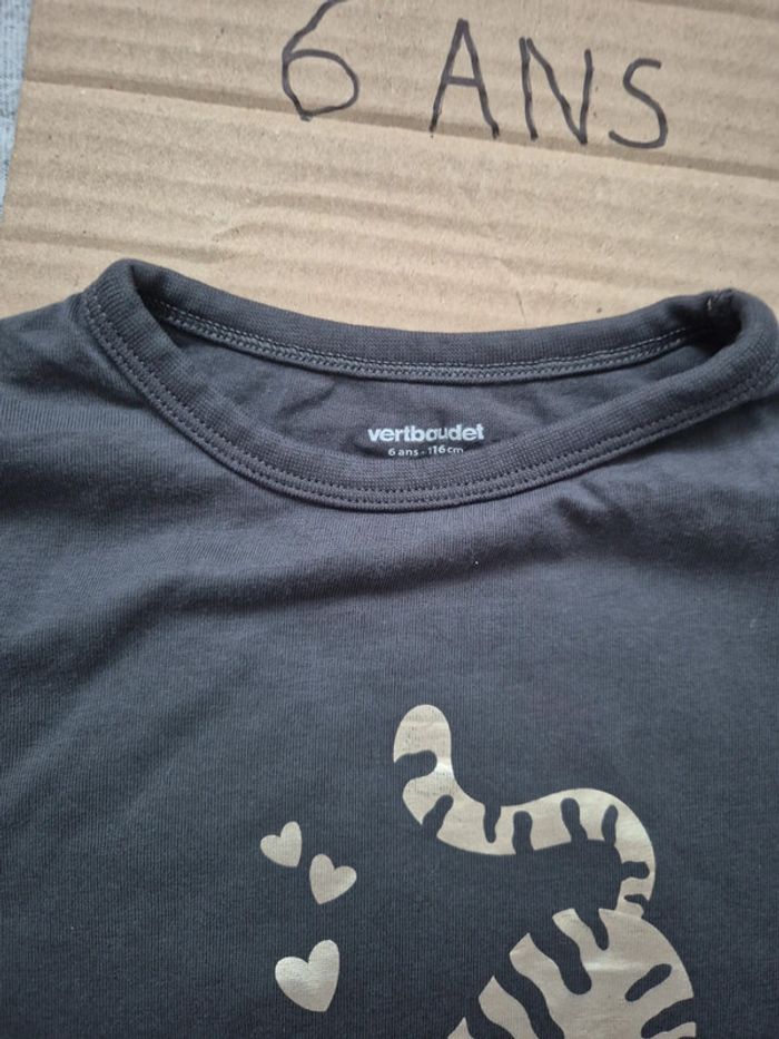 T-shirt fille 6 ans vertbaudet - photo numéro 5