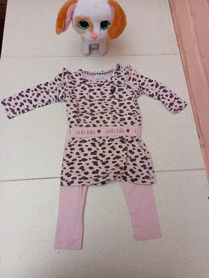 Ensemble tunique +legging 12mois/74