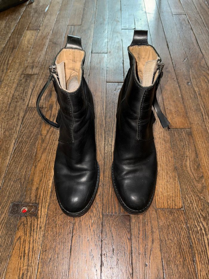 Boots en cuir acne modèle pistol  Taille 37 - photo numéro 3