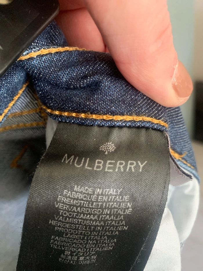 Jean bleu brut Mulberry - photo numéro 2