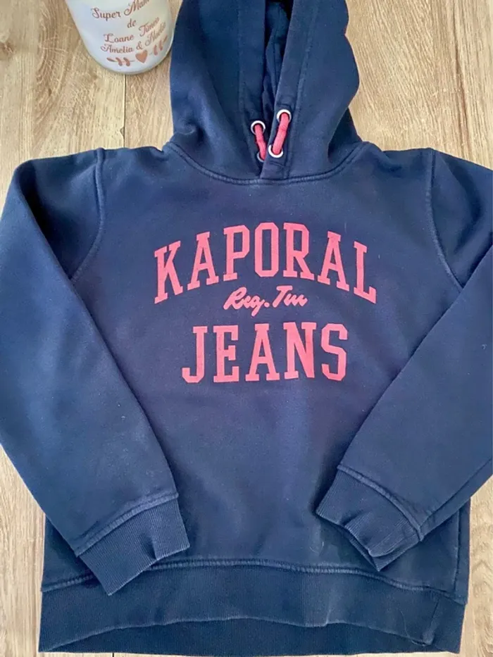 Pull à capuche kaporal 10 ans