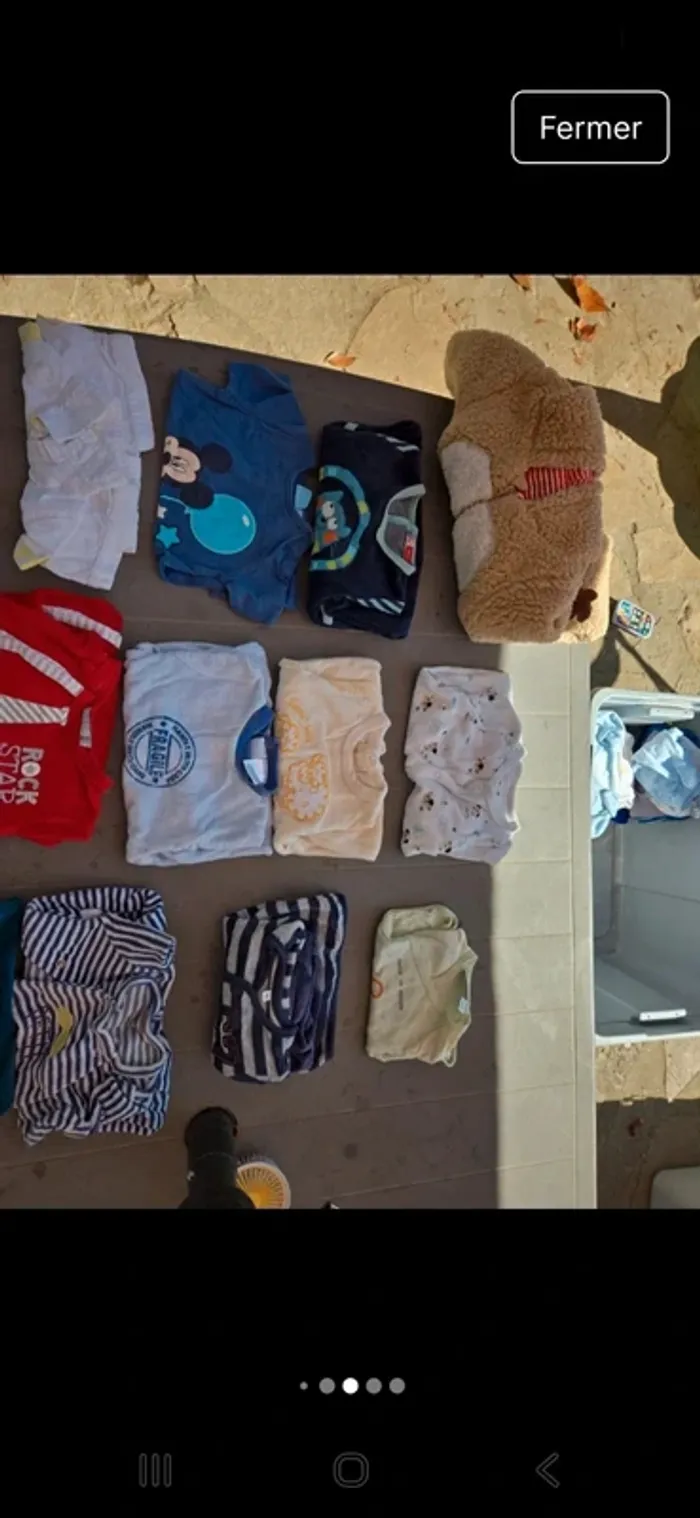 Gros lots de vêtements 1 mois garcon - photo numéro 8