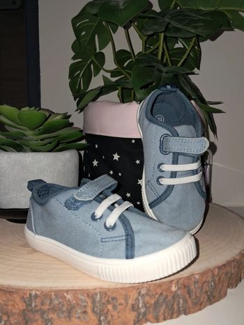 Chaussure toile bleu