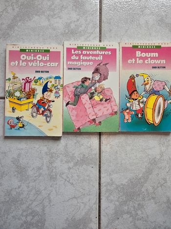 Lots de 3 livres Minirose