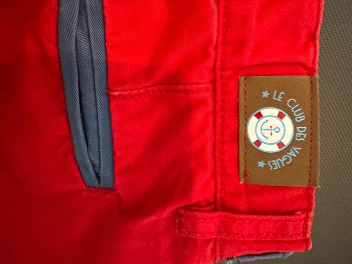 Short rouge garçon 3 ans Sergent Major - photo numéro 4