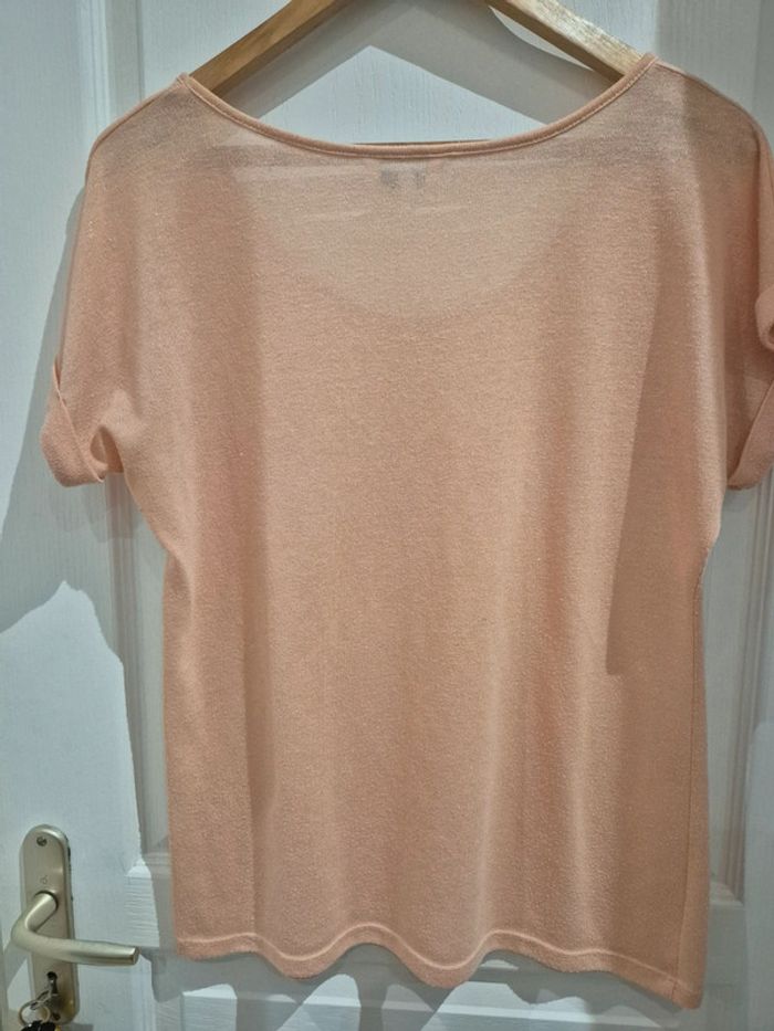 T-shirt rose irisé #newlook L - photo numéro 6