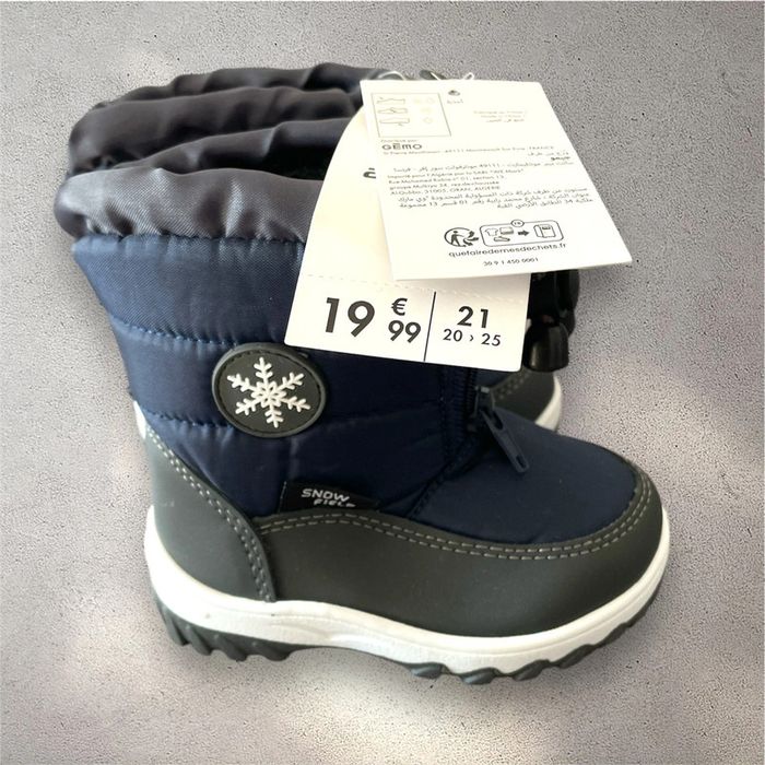 Bottes de neige bébé enfant T21 Gémo Gémo Beebs by Kiabi