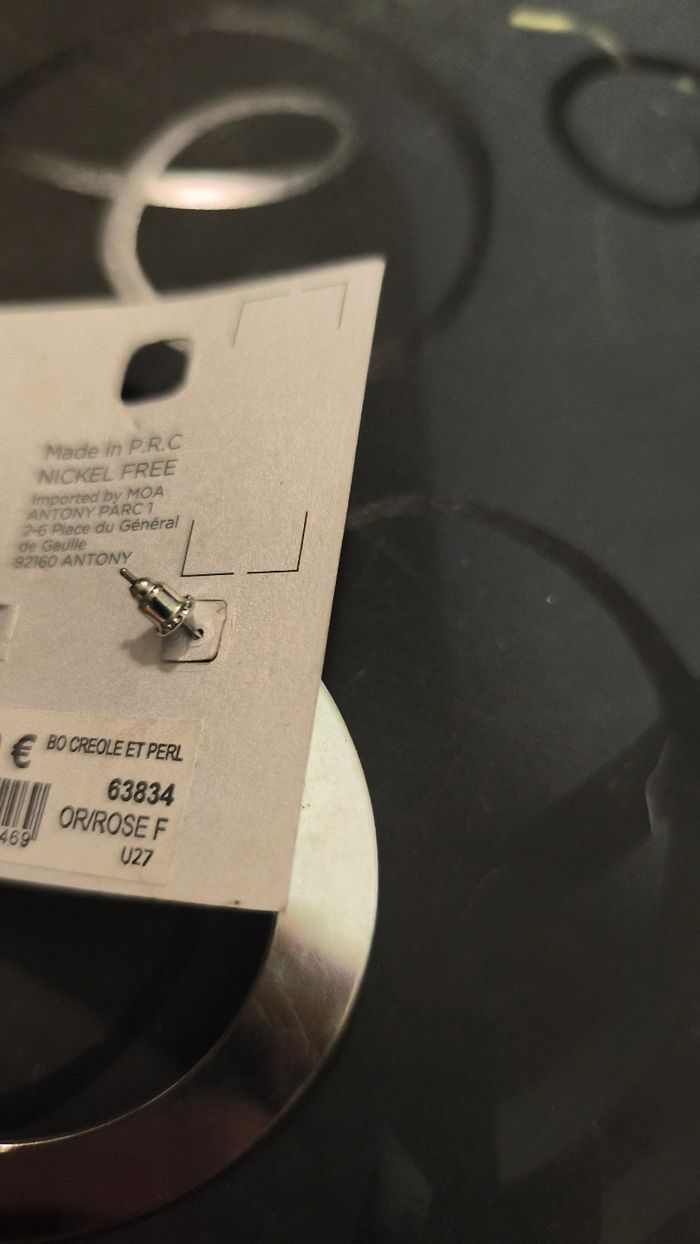 Boucles d'oreilles femme Moa - photo numéro 2
