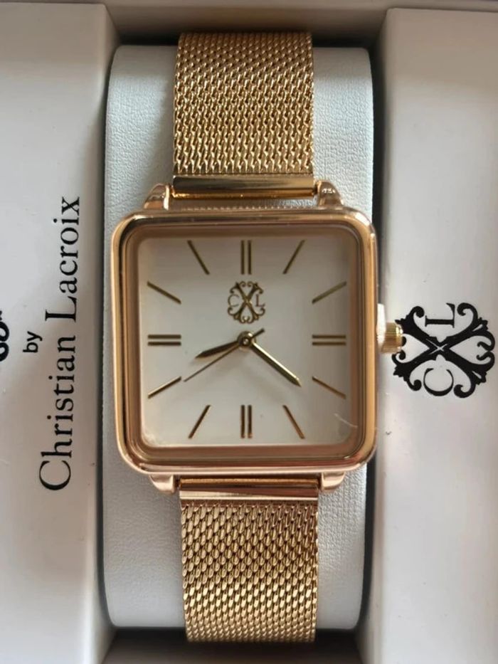 Montre CXL by Christian Lacroix dorée – Neuve avec boîte & garantie - photo numéro 2