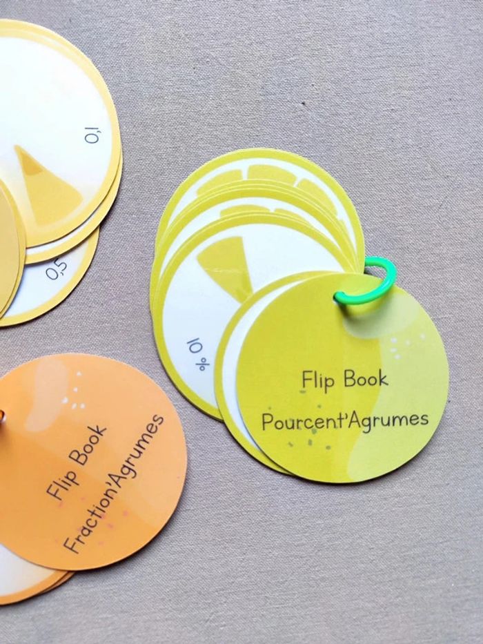 Carnets de fractions, pourcentages et nombre décimaux - photo numéro 3