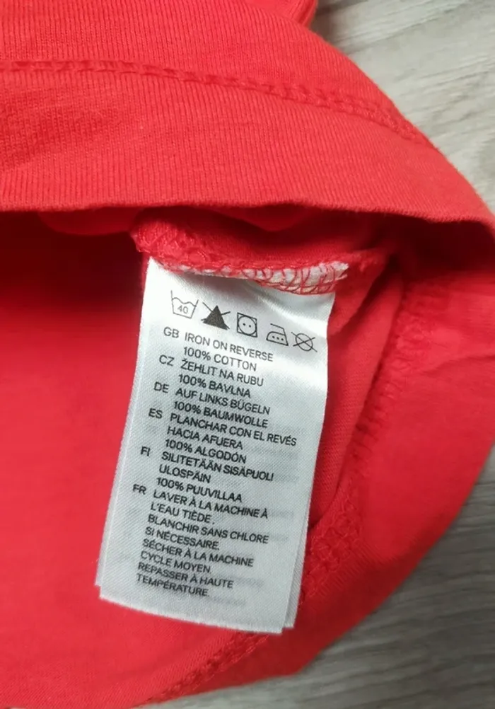 T-shirt manches longues Latest edition rouge bébé garçon 9-12 mois H&M - photo numéro 5