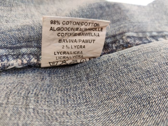 Jupe en jean Lulu Castagnette taille 38 vintage 90s - photo numéro 4