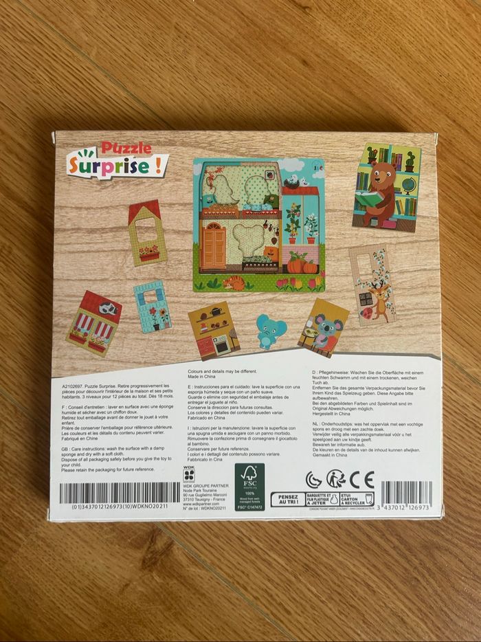 Puzzle surprise en bois - photo numéro 4