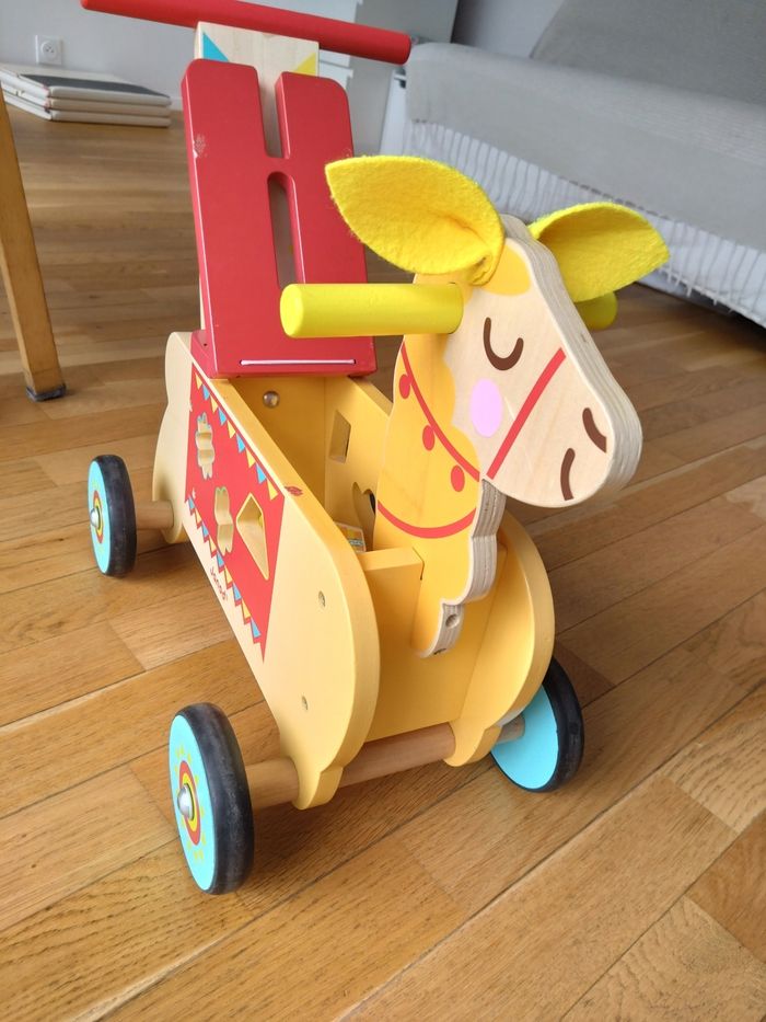 Porteur lama en bois Janod - photo numéro 2