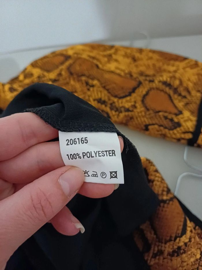 Robe fluide à imprimé Serpent Norah taille M 38 - photo numéro 12