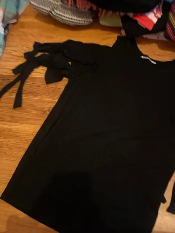 T shirt zara à lacet