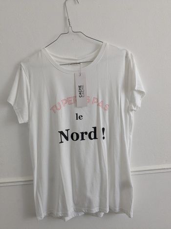 T-shirt cache cache tu perds pas le nord L