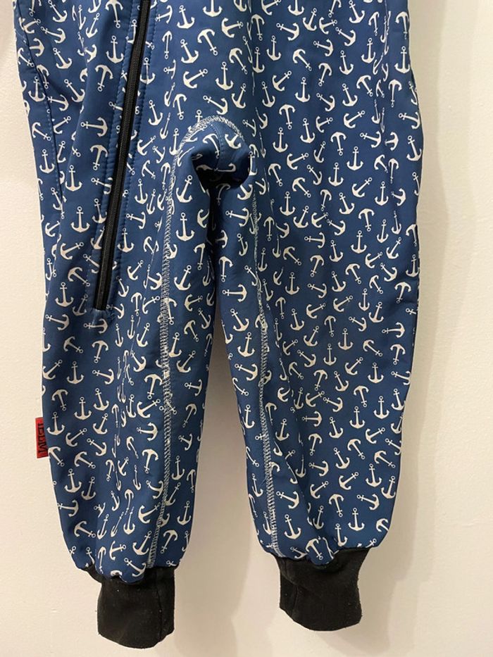 Combinaison de pluie IELM 104cm (3-4 ans) bleu ancres - photo numéro 4