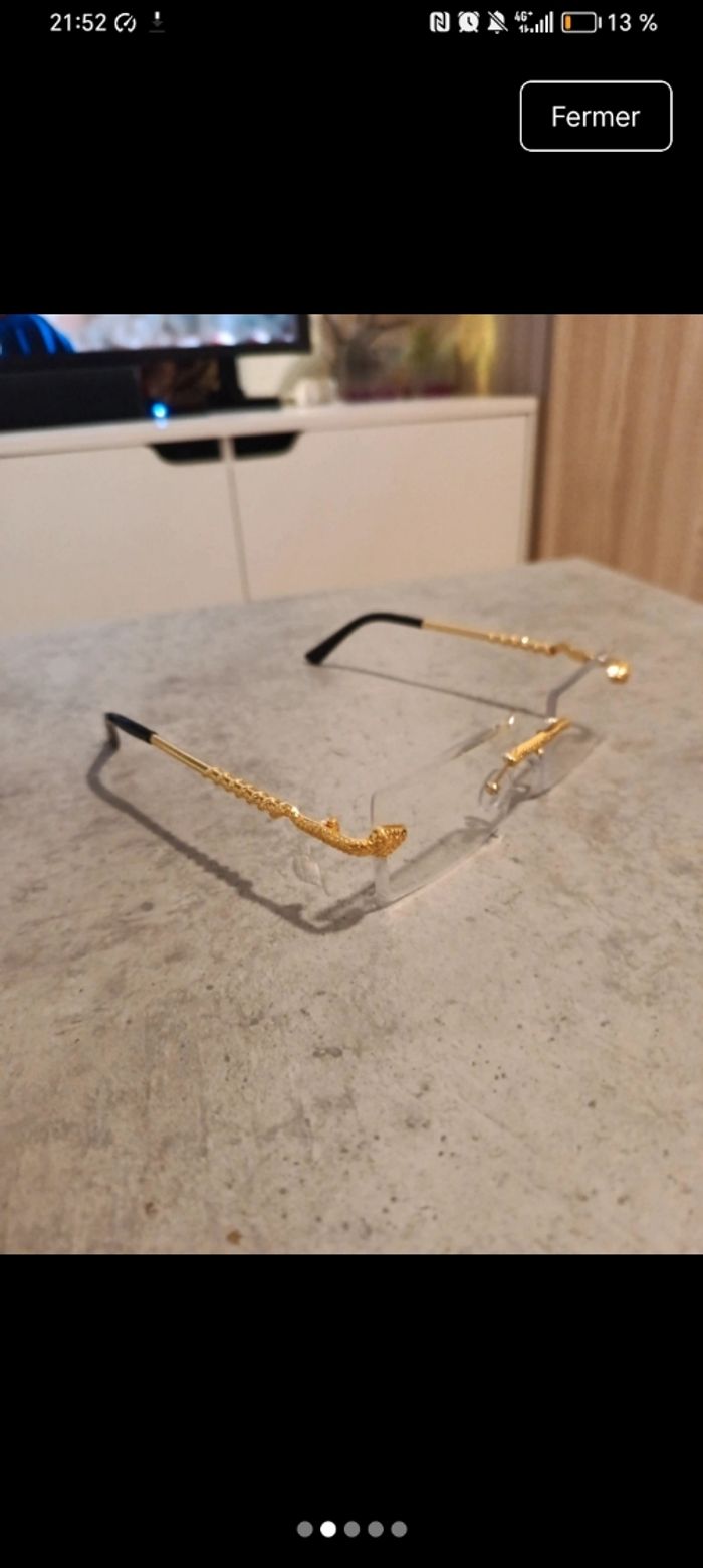 lunettes style cartier neuf - photo numéro 2