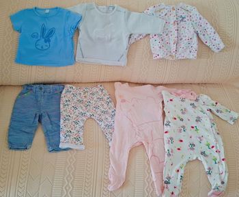 Lot vêtements bébé fille