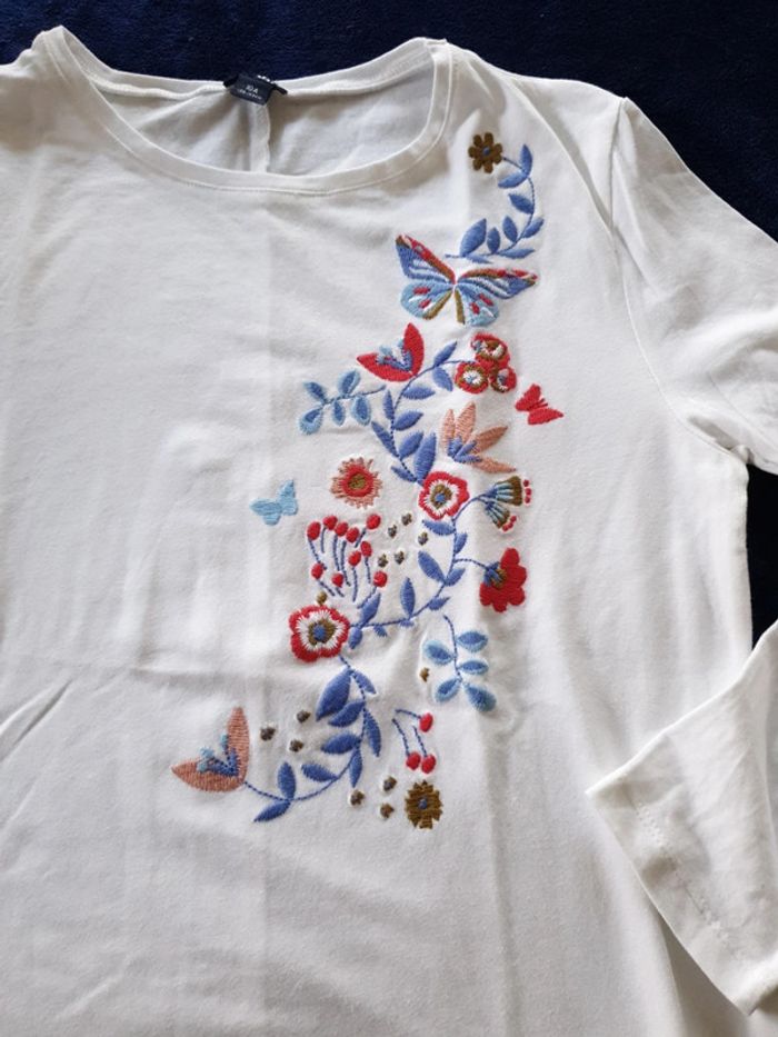 T-shirt manche longue 10 ans fille - photo numéro 2